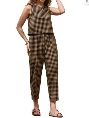 Checkered Set in Brown & Black